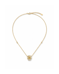 Golden Camellia Necklace