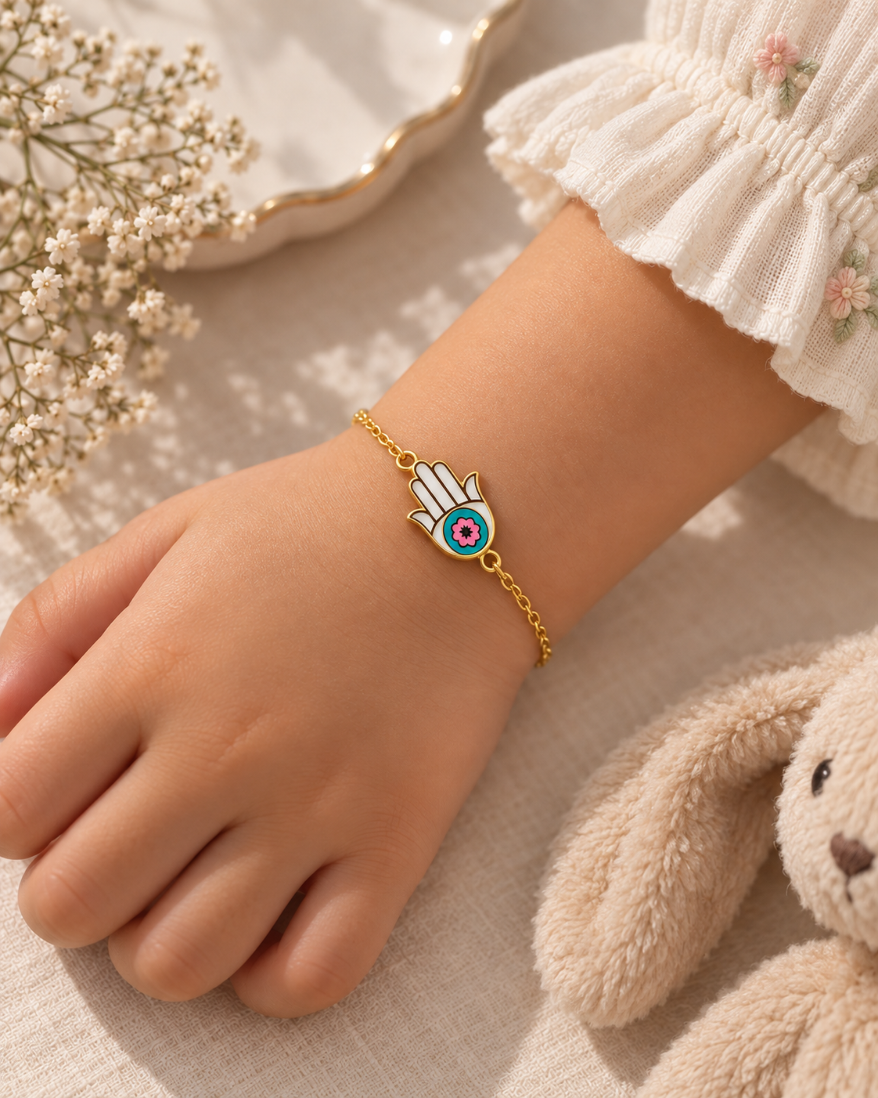 The Little Hamsa Kids Bracelet