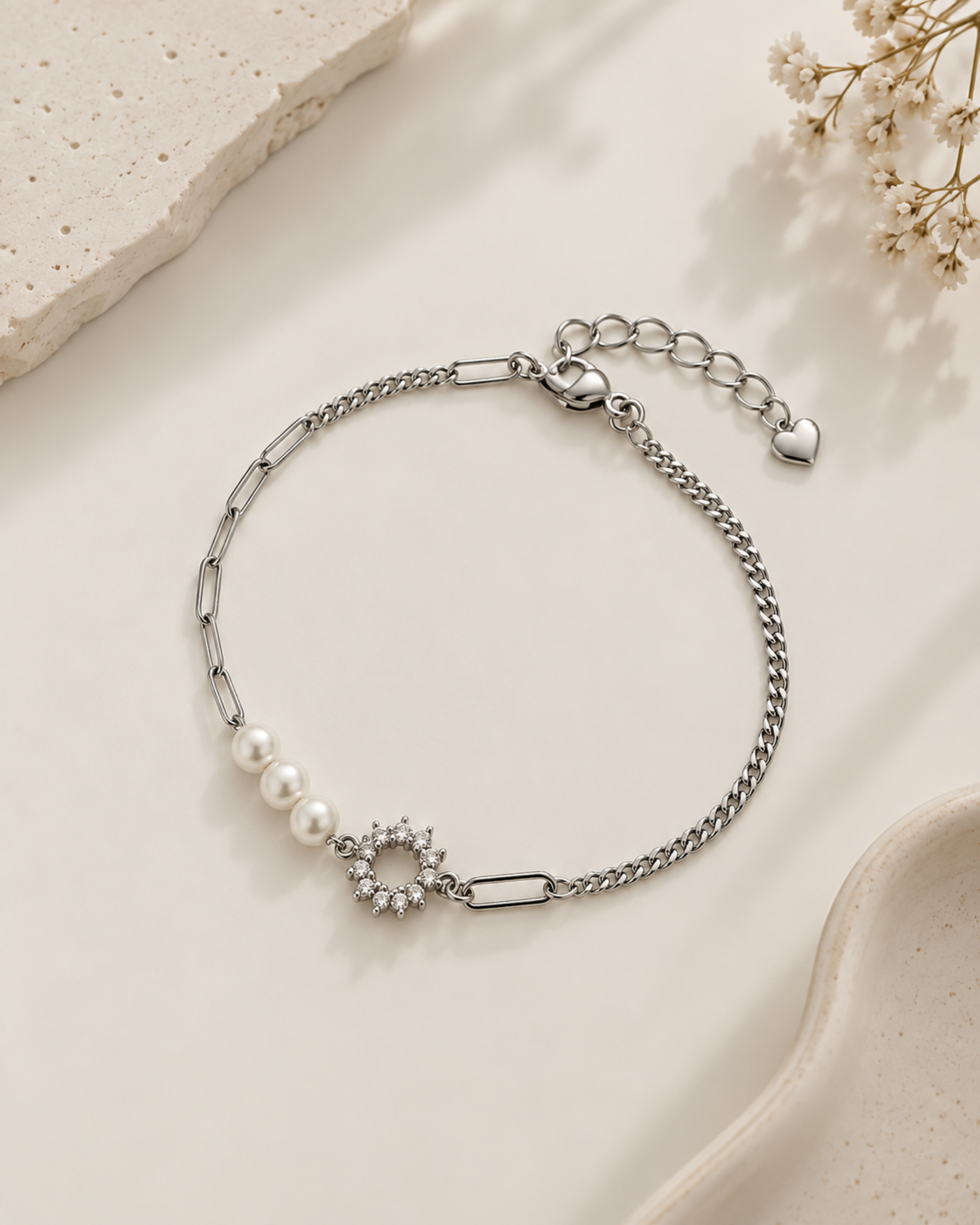 Aria Pearl Princess Bracelet