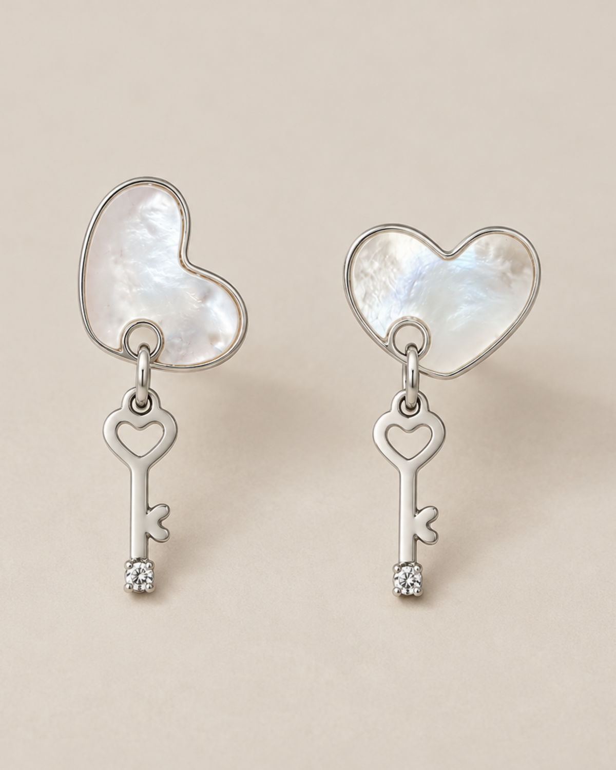 The Secret Garden Key Earrings