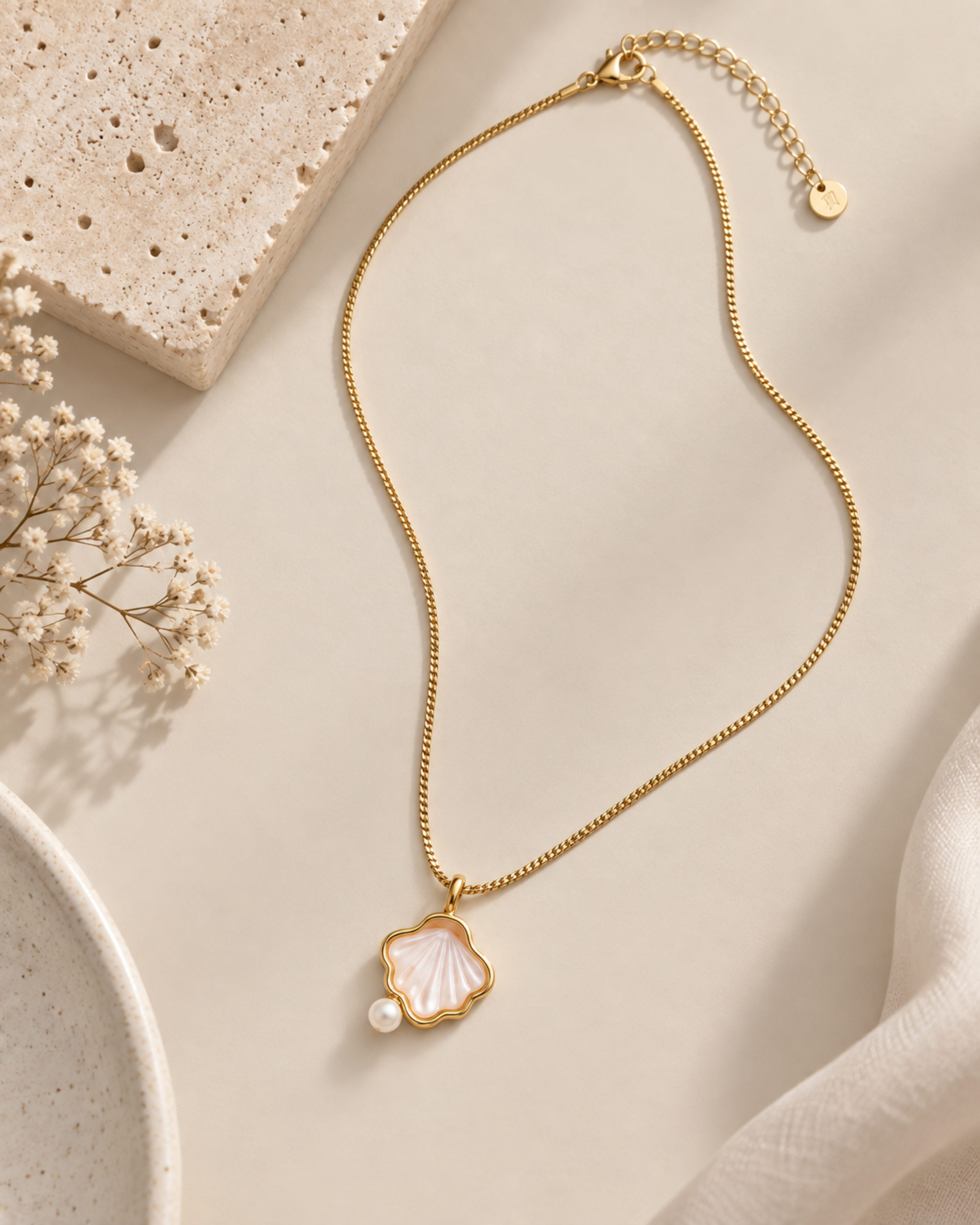 Lumina Tide Shell Necklace