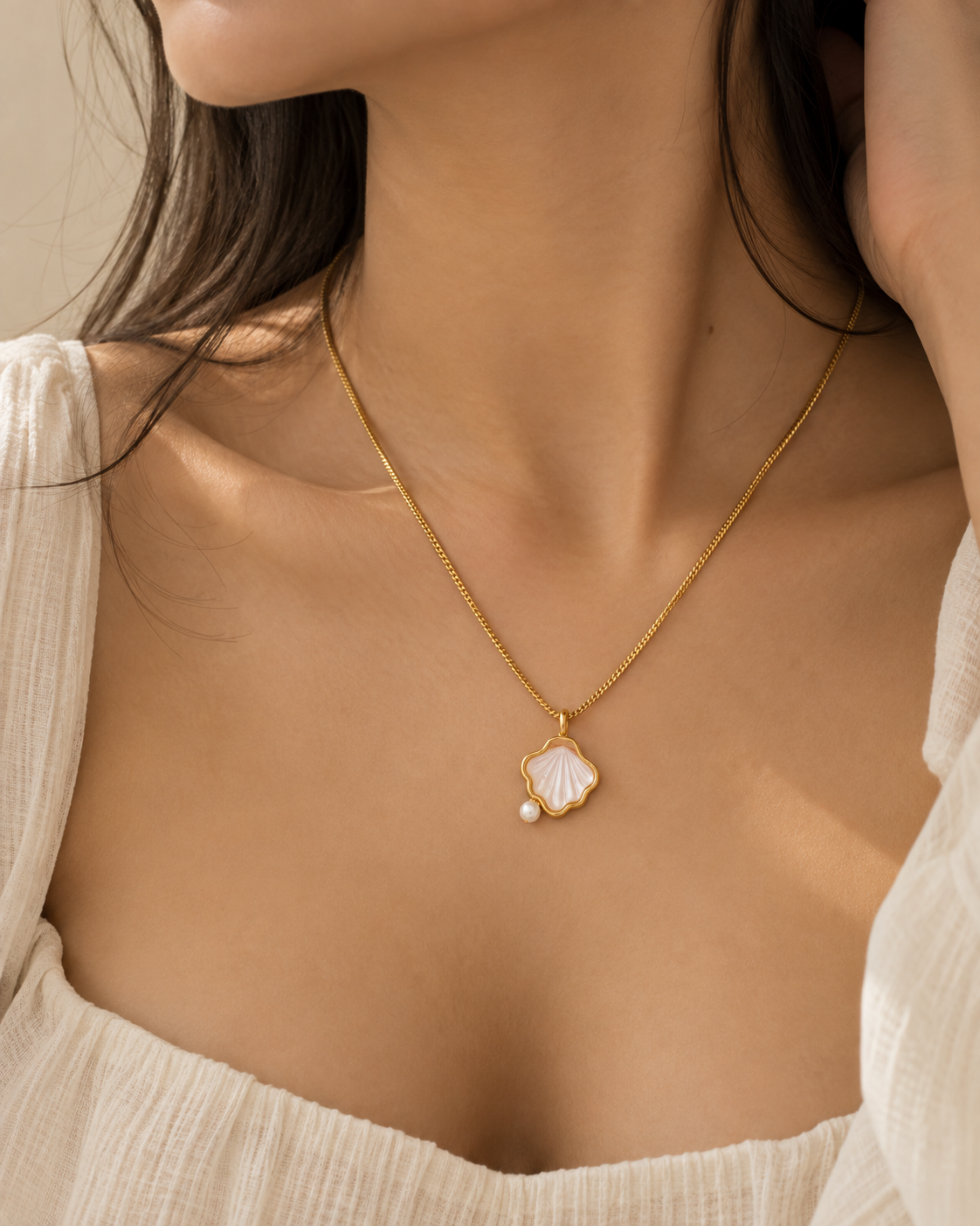 Lumina Tide Shell Necklace