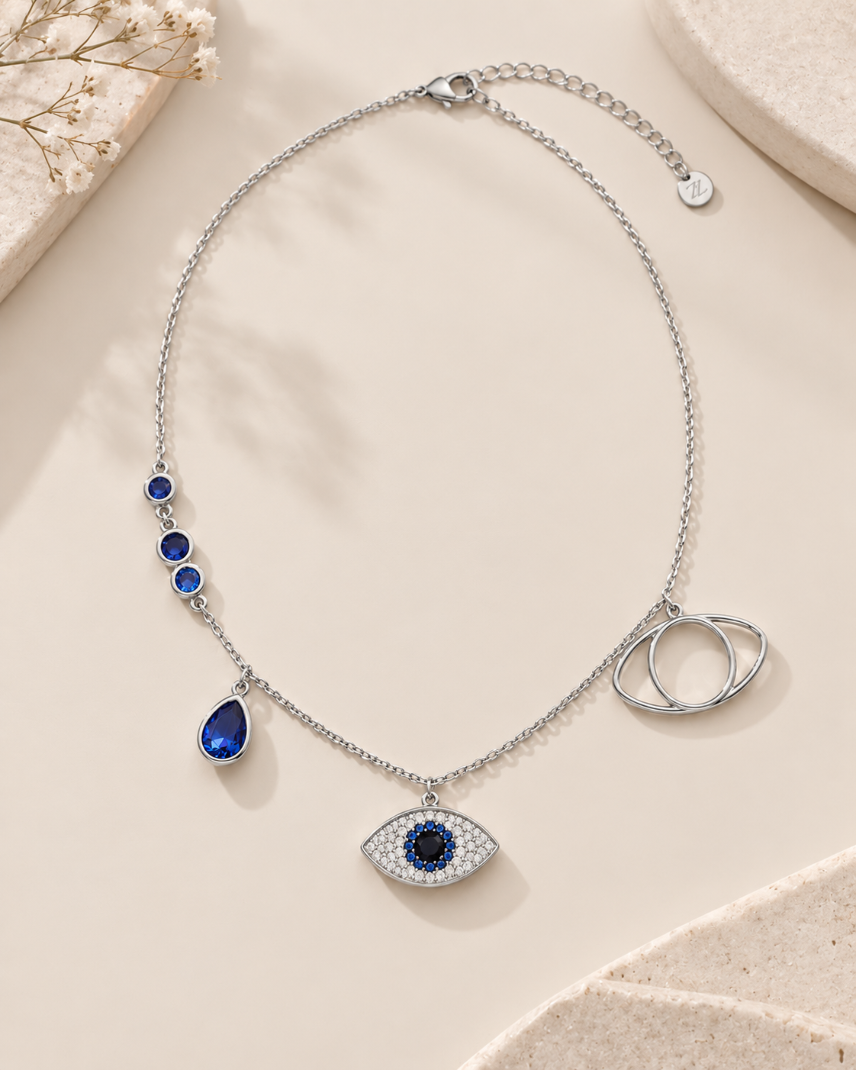 Aurelia Evil Eye Solitaire Chain