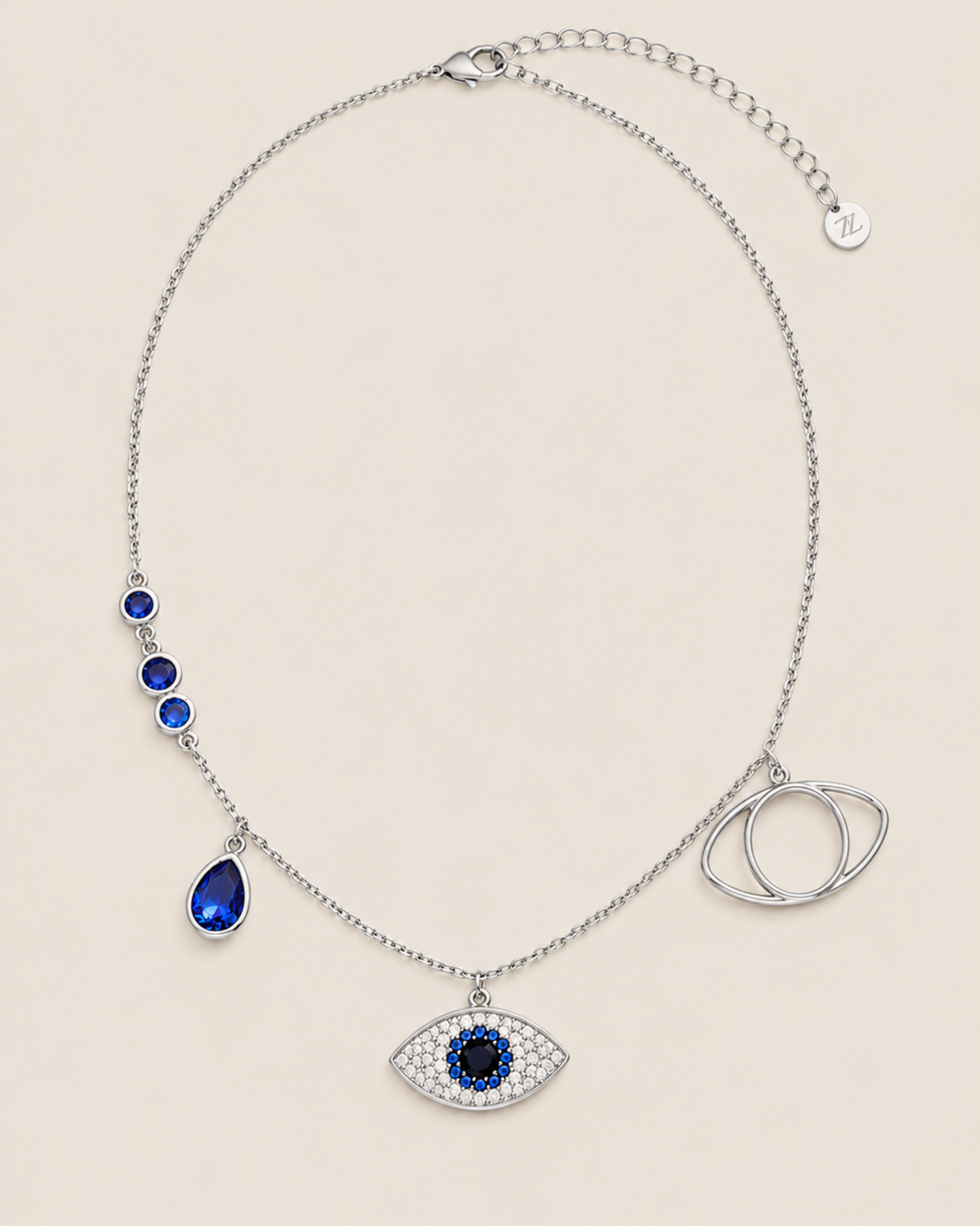Aurelia Evil Eye Solitaire Chain