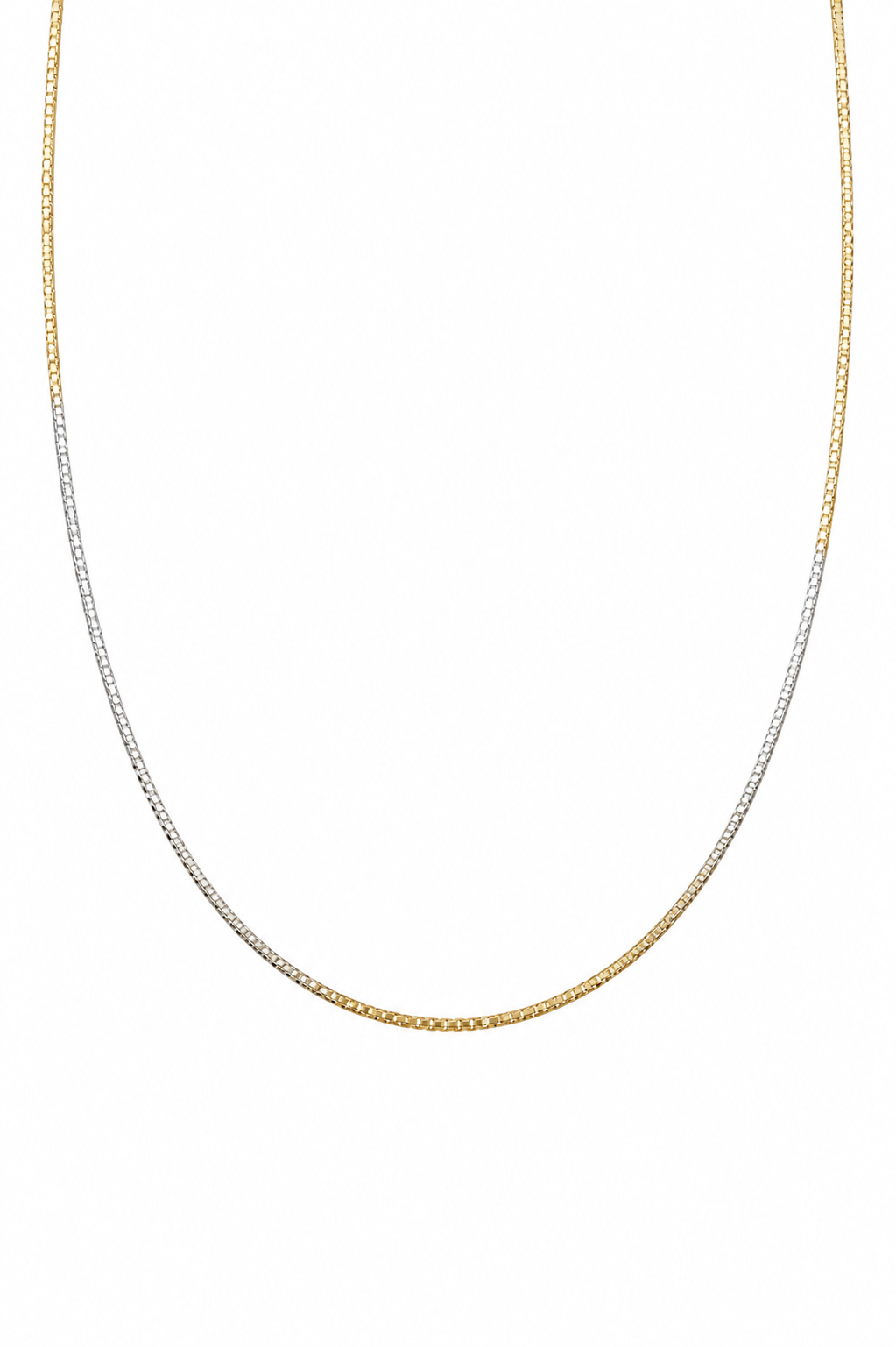 Trilogy Box Chain Necklace