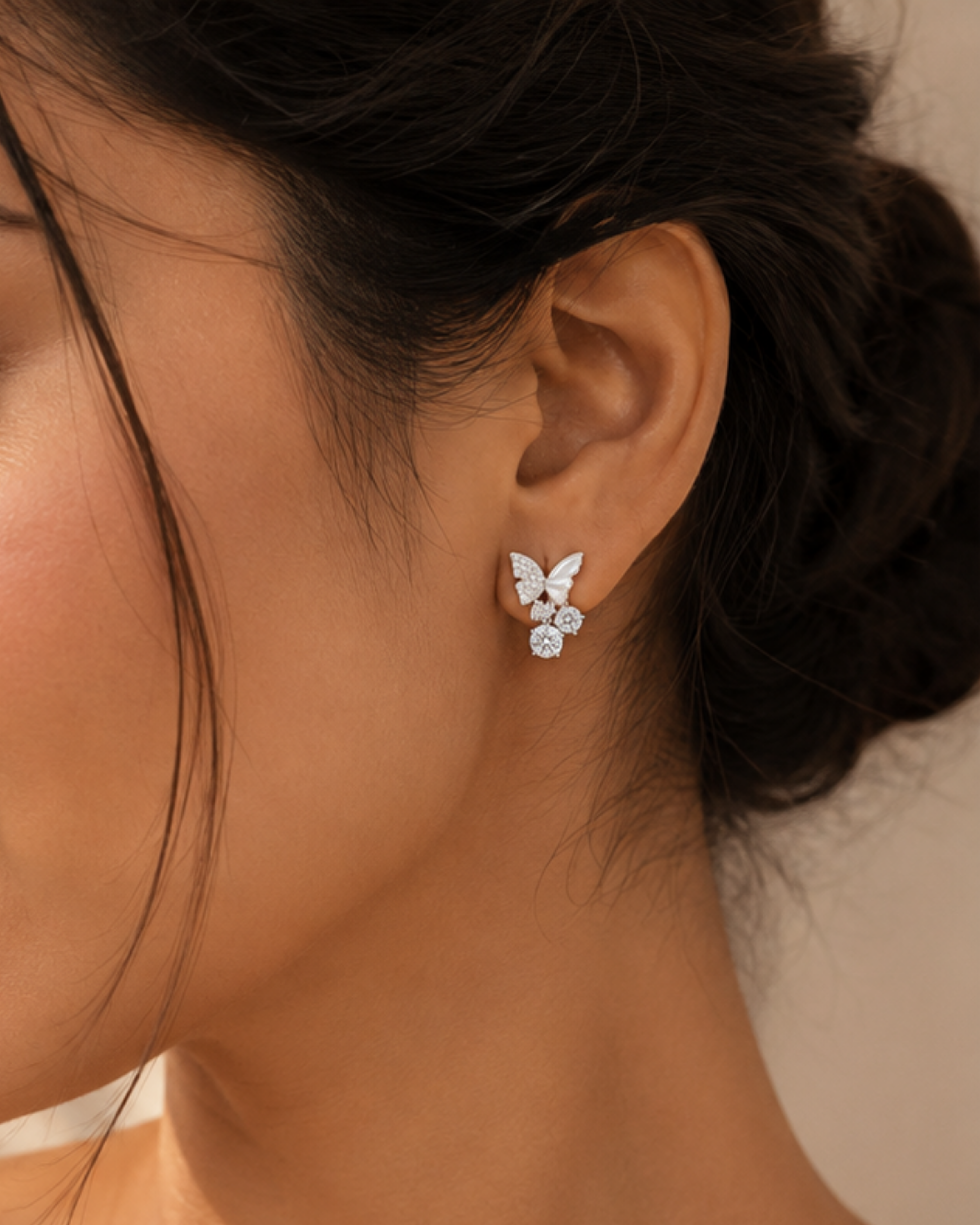 Petite Butterfly Spark Earring