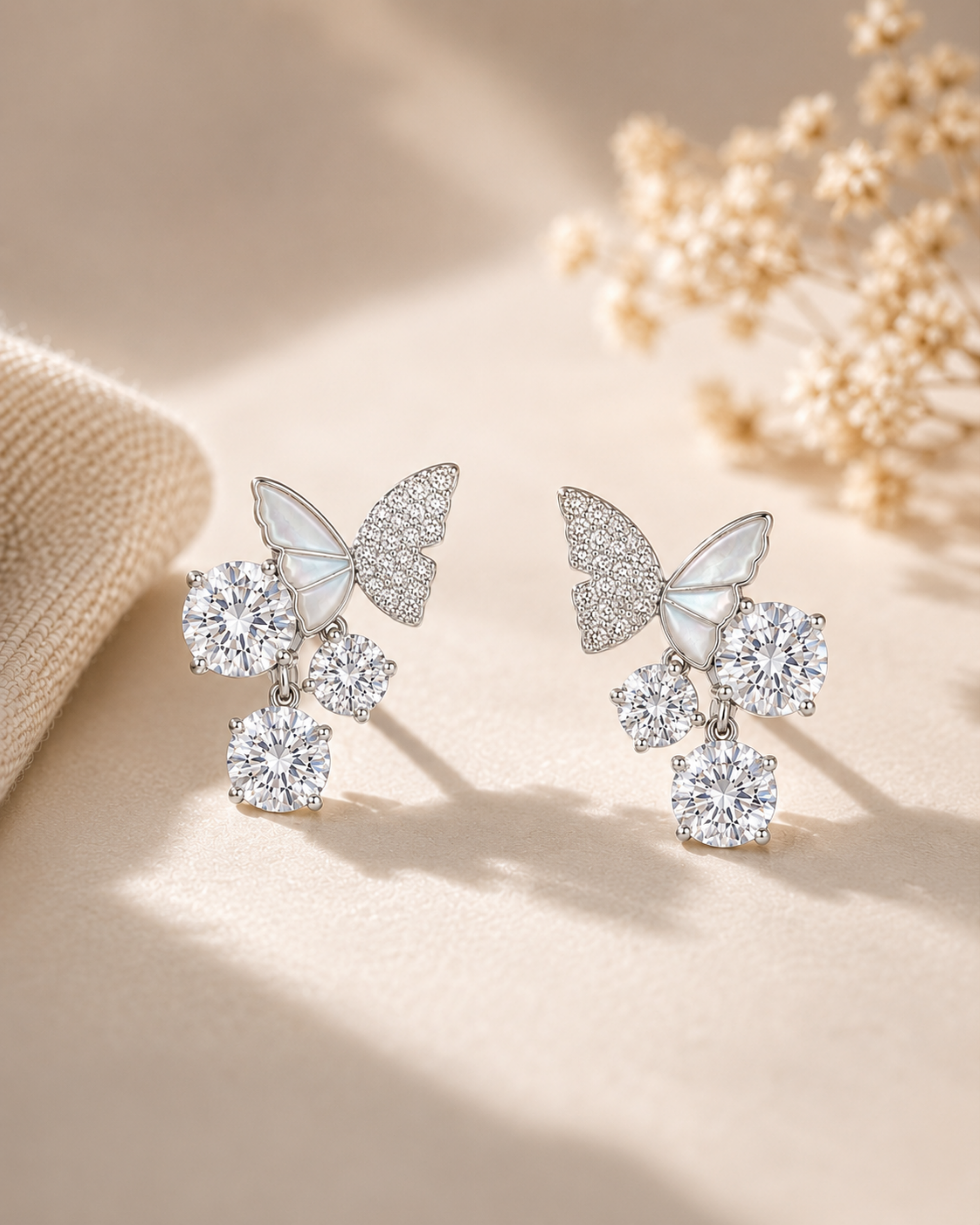 Petite Butterfly Spark Earring