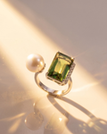 Verdant Pearl Ring