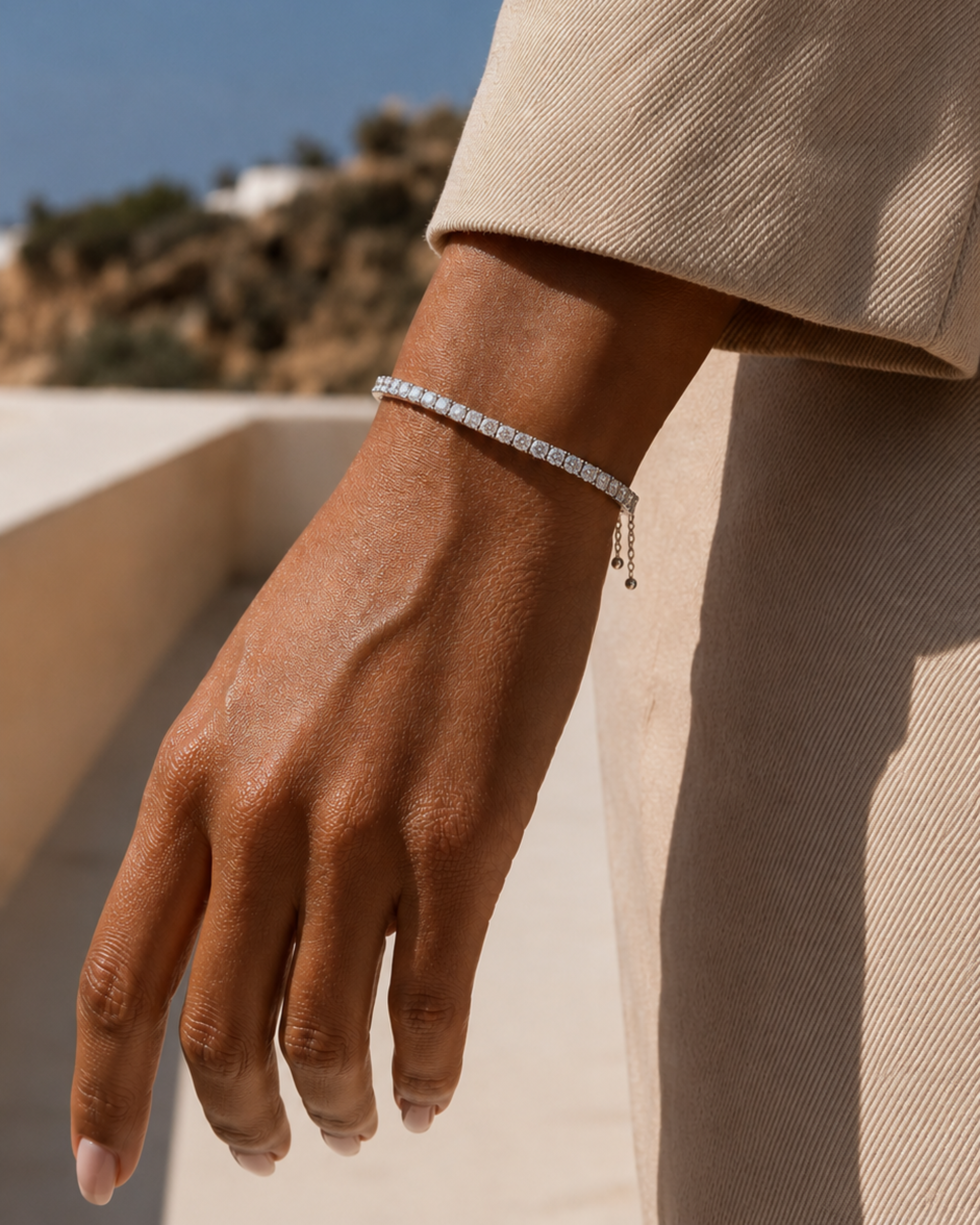 The Lumière Tennis Bracelet
