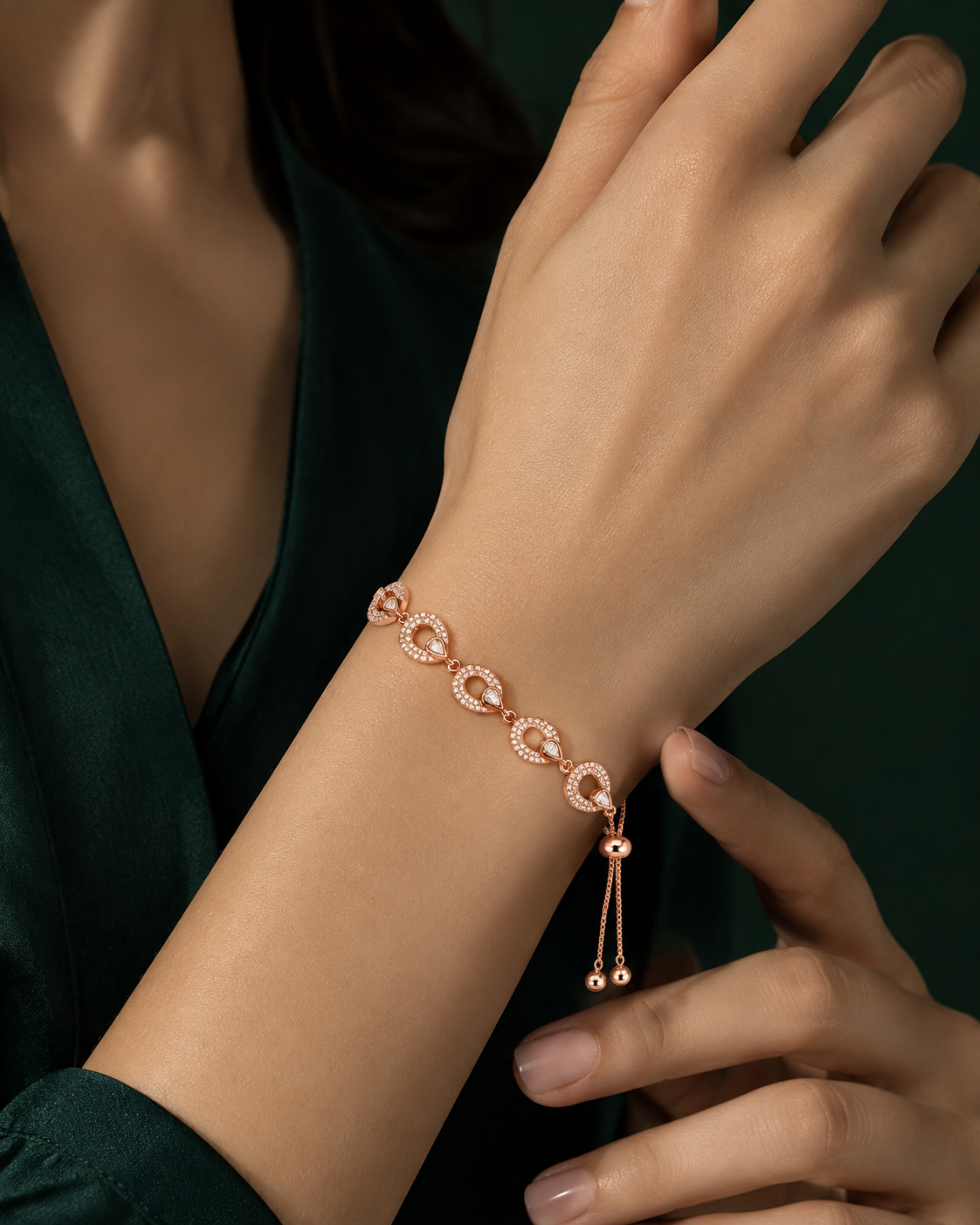 Eternal Teardrop Bracelet
